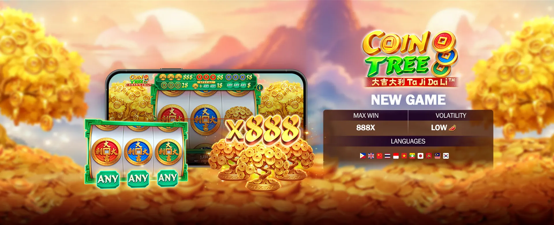 777plus Mobile App Interface on a smartphone, showing various casino games and betting options, with a golden glow.